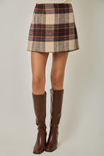 Load image into Gallery viewer, Ginger Plaid Skirt
