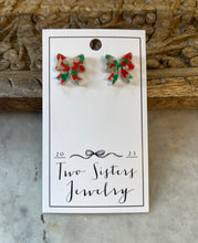 Load image into Gallery viewer, Two Sisters Holiday Earrings
