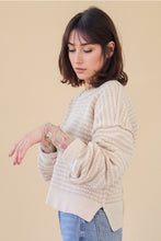 Load image into Gallery viewer, Taupe Textured Sweater
