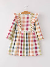 Load image into Gallery viewer, Plaid Ruffle Dress - Kids
