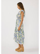 Load image into Gallery viewer, Lovestitch Lilac + Green Tiered Layered Dress
