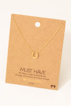 Load image into Gallery viewer, Horseshoe Charm Necklace
