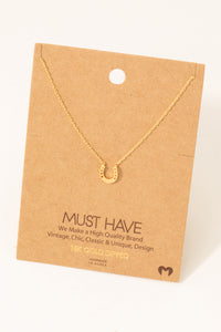 Horseshoe Charm Necklace