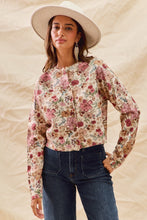 Load image into Gallery viewer, Clay Rose Floral Cardi
