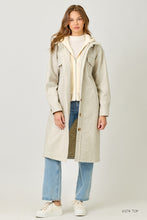 Load image into Gallery viewer, Oatmeal Hoodie Jacket
