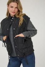 Load image into Gallery viewer, Black Quilted Vest
