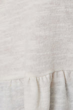 Load image into Gallery viewer, White Scoop Peplum Top
