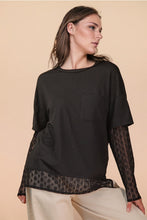 Load image into Gallery viewer, Black Layered Lace Top
