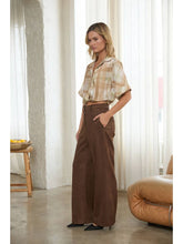 Load image into Gallery viewer, Chocolate Suede Straight Leg Pants
