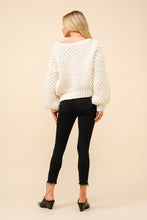 Load image into Gallery viewer, Ivory Bubble Cardigan
