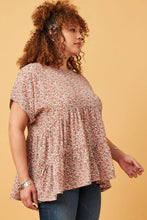 Load image into Gallery viewer, Ditsy Floral Baby Doll Top - Plus
