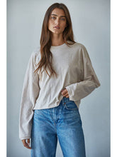 Load image into Gallery viewer, By Together Nude Pink Cotton L/S Top
