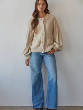 Load image into Gallery viewer, Sand Button Cardigan
