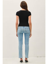 Load image into Gallery viewer, Black Square Neck Top
