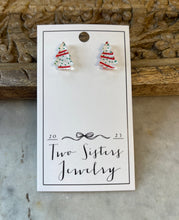 Load image into Gallery viewer, Two Sisters Holiday Earrings
