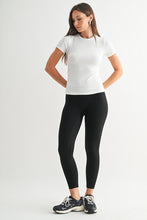 Load image into Gallery viewer, White Ribbed Tee
