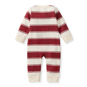 Red Stripe Baby Jumpsuit