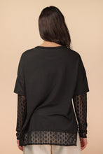 Load image into Gallery viewer, Black Layered Lace Top
