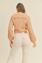 Load image into Gallery viewer, Cropped Caramel Sweater
