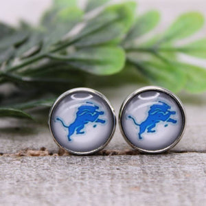 Lions Glass Studs