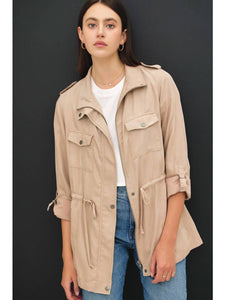 Taupe Utility Jacket