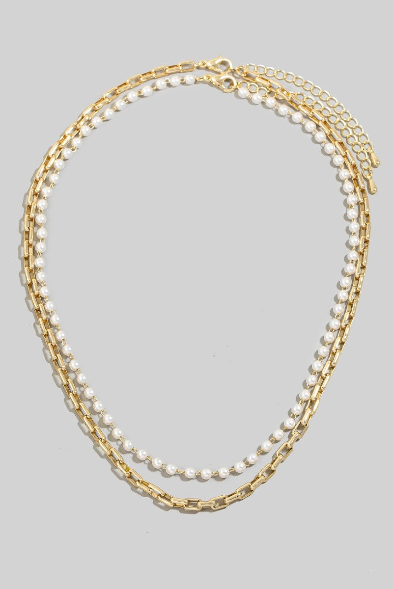 Layered Pearl Necklace