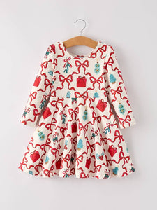Candy Can Bow Dress - Kids