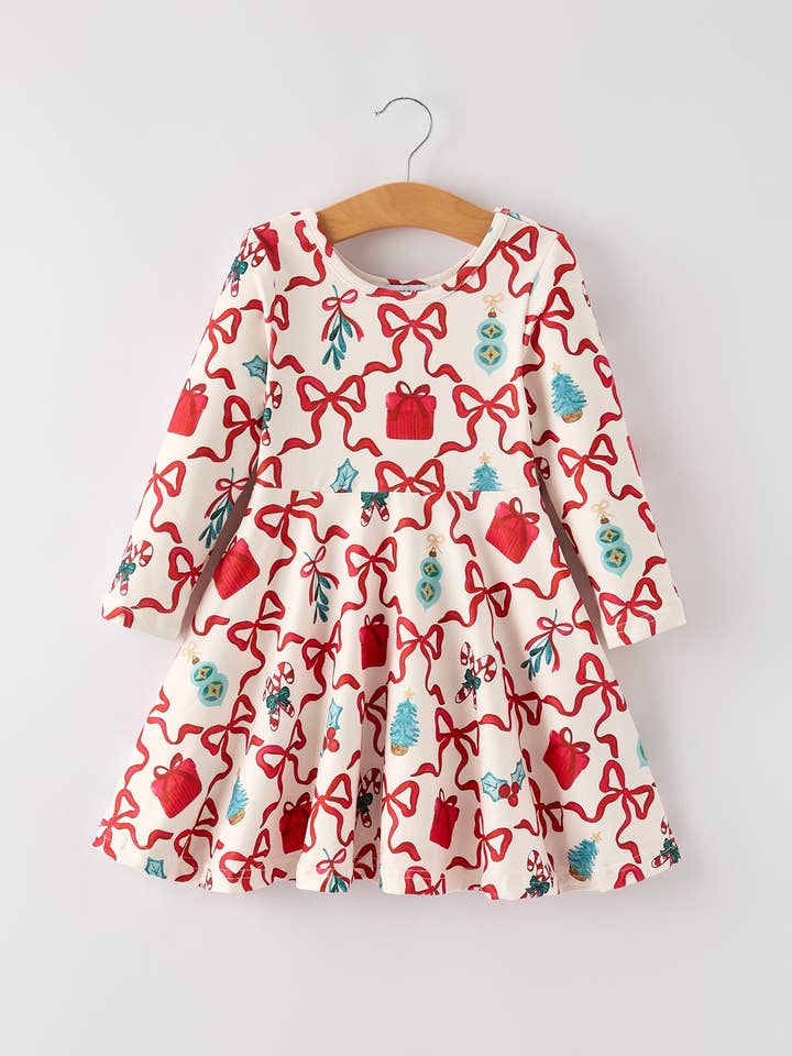 Candy Can Bow Dress - Kids