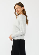 Load image into Gallery viewer, Grey Off Shoulder Sweater
