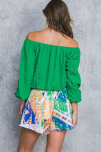 Load image into Gallery viewer, Kelly Textured Off Shoulder Top
