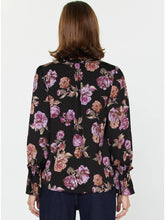 Load image into Gallery viewer, Black + Violet Black Top

