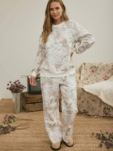 Load image into Gallery viewer, Grey Abstract Floral Pants
