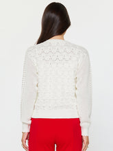 Load image into Gallery viewer, Current Air White Crochet Cardigan
