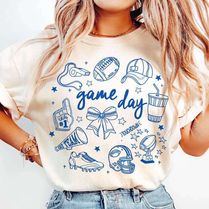 Red Football Game Day Tee