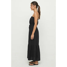 Load image into Gallery viewer, Naked Zebra Black Strapless Maxi
