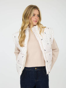 Ivory Bow Vest