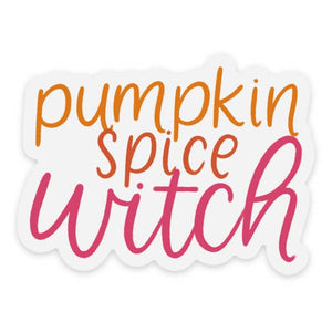 Pumpkin Spice Witch Decal