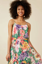 Load image into Gallery viewer, Vivid Floral Asymmetric Dress
