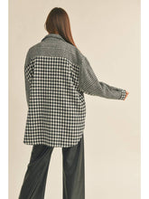 Load image into Gallery viewer, Gingham + Plaid Mixed Shacket
