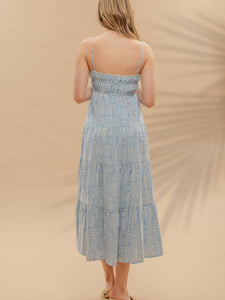 Blue Abstract Dress