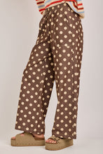 Load image into Gallery viewer, Relaxed Cocoa Polka Dot Pants
