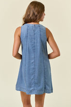 Load image into Gallery viewer, Medium Wash Tencel Dress
