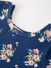 Load image into Gallery viewer, Navy Floral Dress - Kids
