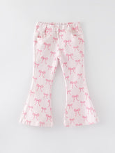 Load image into Gallery viewer, Pink Bow Denim - Kids
