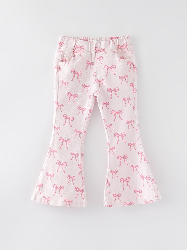 Pink Bow Denim - Kids