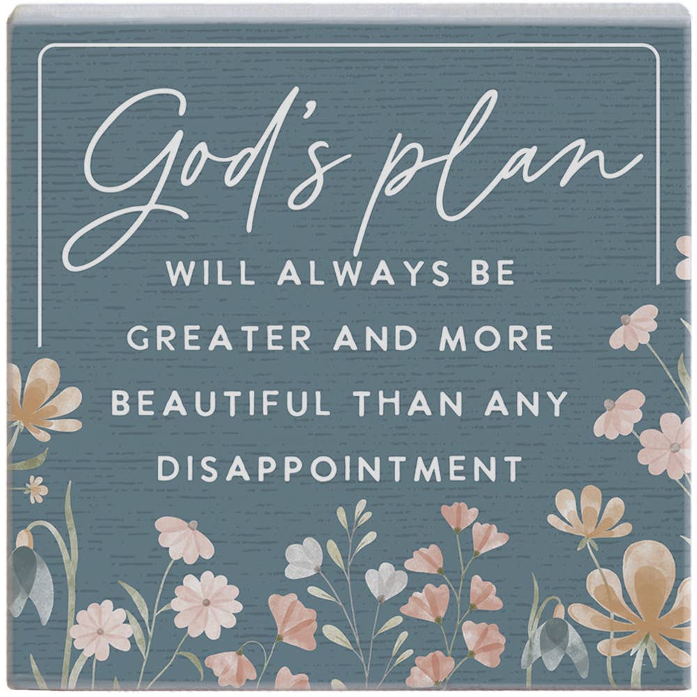 God's Plan Sign