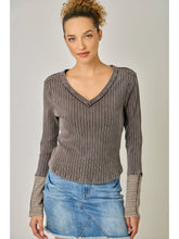 Load image into Gallery viewer, Chocolate Ribbed Top
