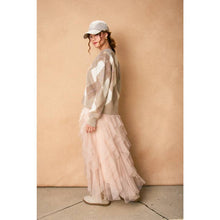 Load image into Gallery viewer, Vintage Rose Tulle Skirt
