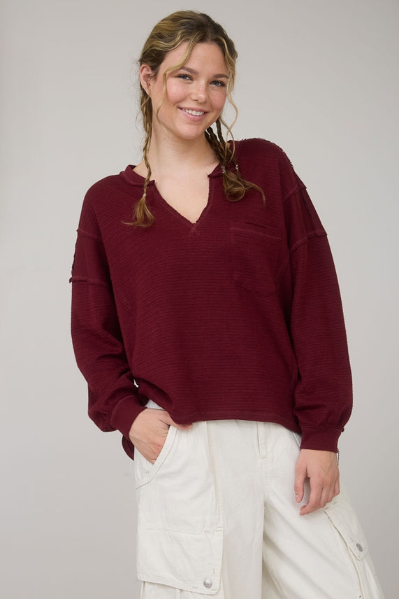 Wine Notched Top