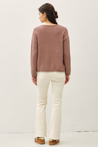 Cocoa Waffle Sweater